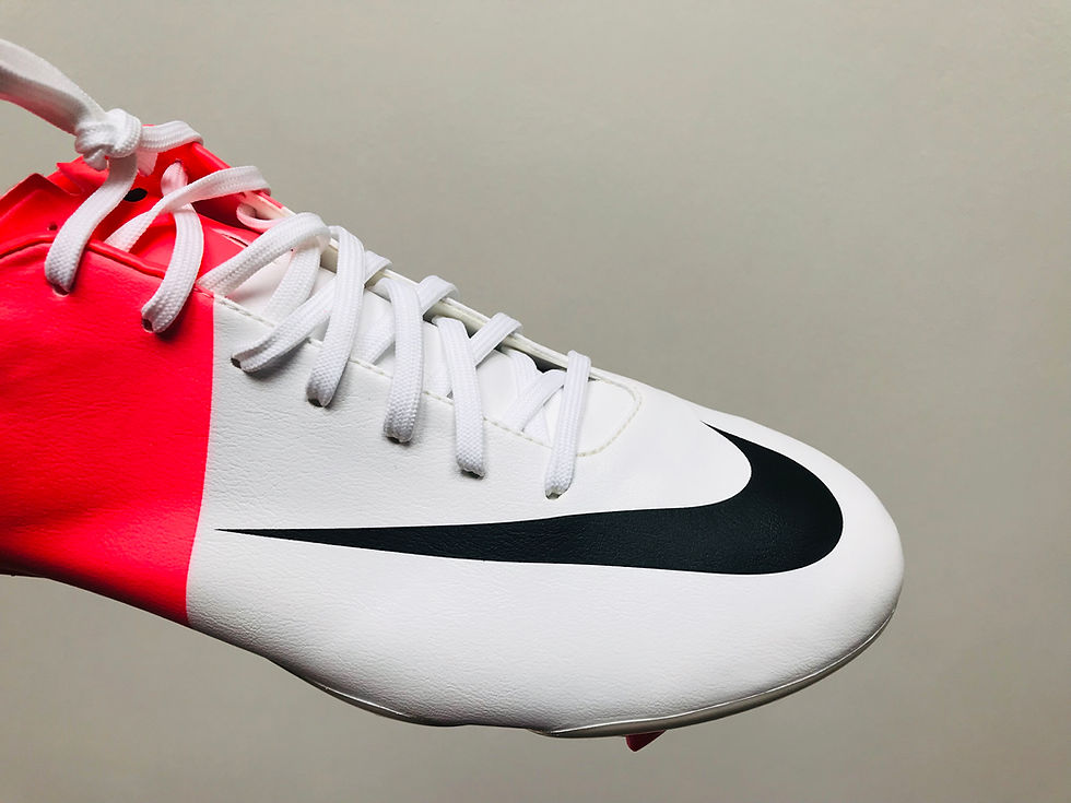 Thumbnail: Nike Mercurial Vapor VIII White / Solar Red "Clash" Euro 2012 FG