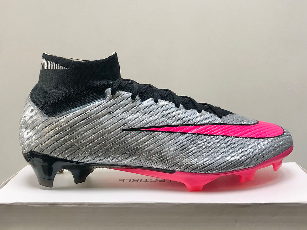 Miniatura: Nike Air Zoom Mercurial Superfly Elite 9 FG XXV - Silver / Pink / Black