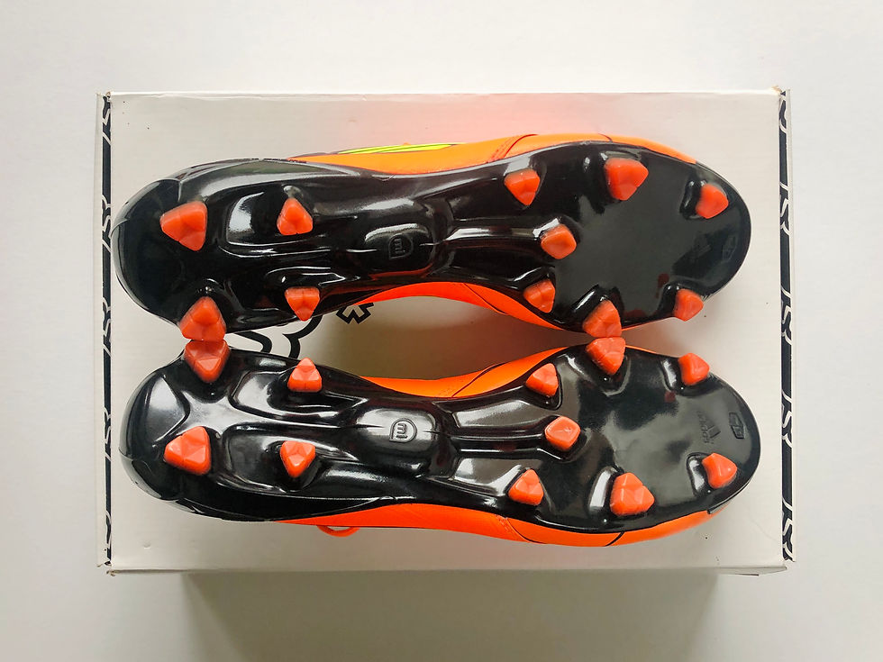 Miniatura: adidas F50 adizero Leather TRX - Black / Electricity / Warning Orange FG