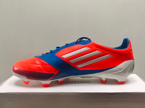 adidas F50 Adizero TRX FG Leather - Red / White / Blue | Bootsfinder