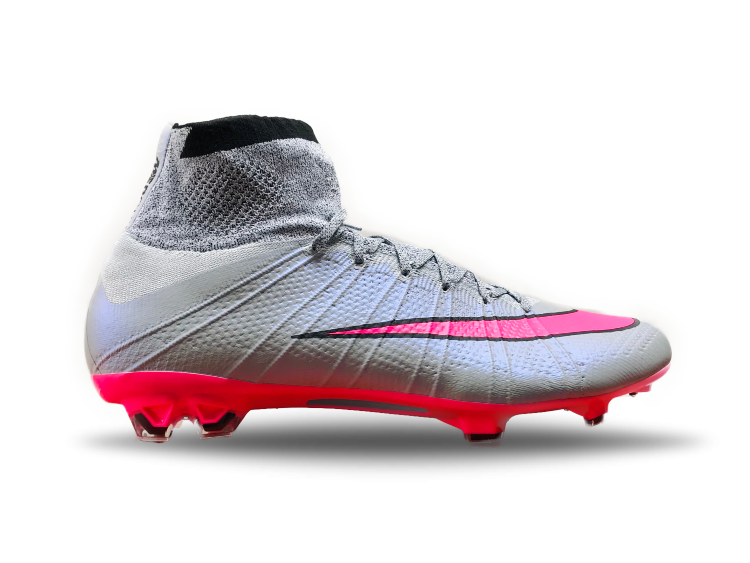 Nike Mercurial Superfly IV "Silver Storm" FG Wolf Grey / Hyper Pink
