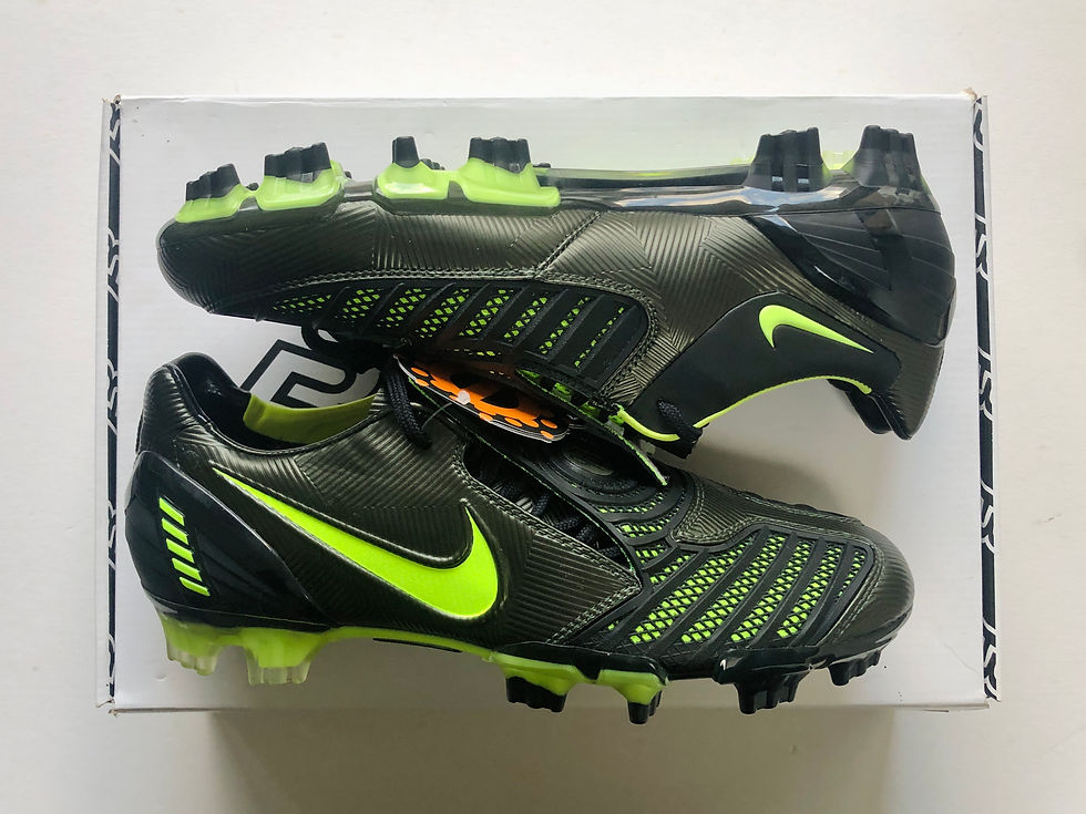 Miniaturebillede: Nike T90 Laser II Black  / Electric Green / Volt FG Launch Colours