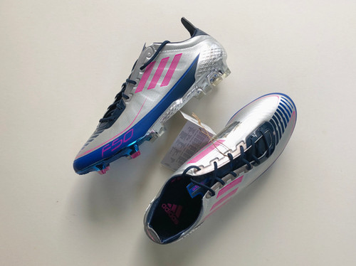 adidas F50 Ghosted UCL Silver Metallic / Shock Pink / Navy FG