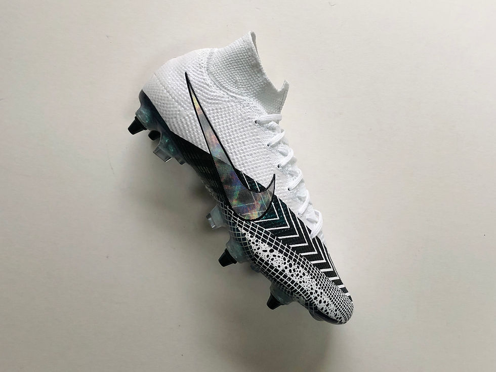 Miniaturebillede: Nike Mercurial Superfly VII MDS003 - White / White / Black SG AC