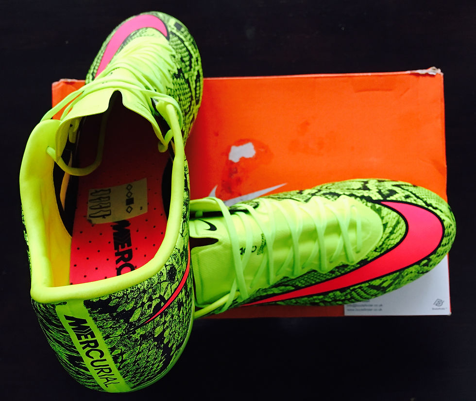 Miniaturbild: Nike Mercurial Vapor X Snakeskin Boots by Graffia Studio – One of a kind UK 11
