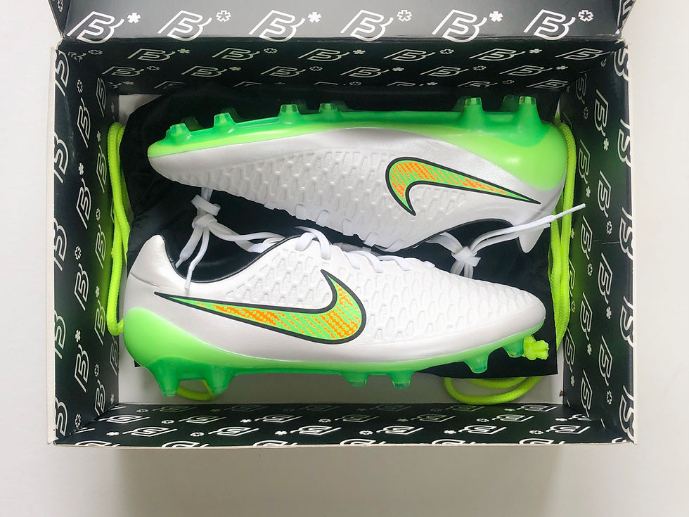 Miniatura: Nike Magista Opus I Shine Through Pack - White / Poison Green / Orange FG
