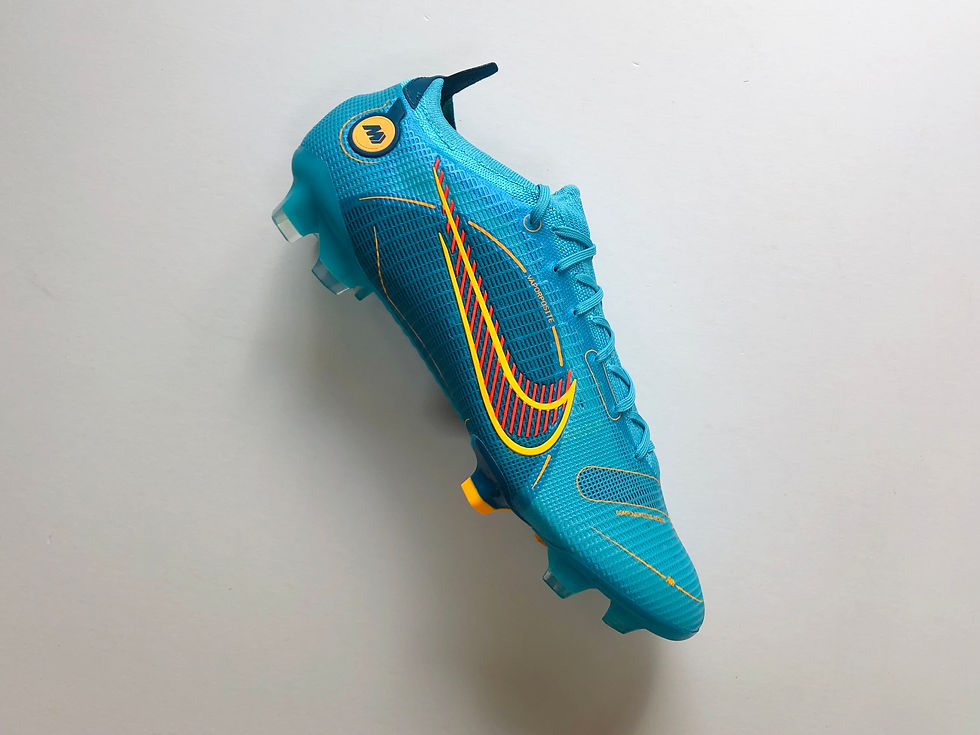 Miniatura: Nike Mercurial Vapor 14 Elite Blueprint - Chlorine Blue / Laser Orange FG