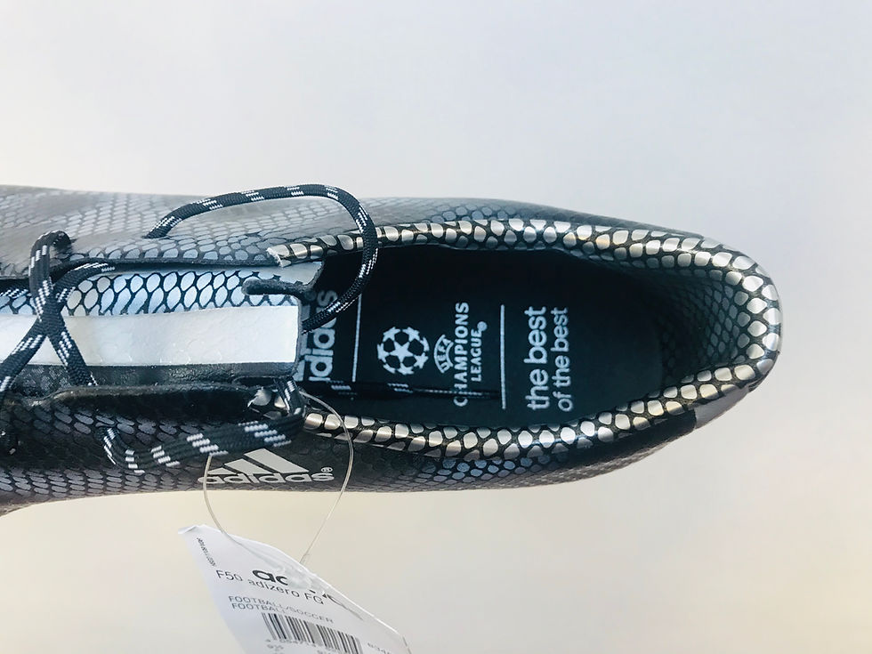 Miniatyrbild: adidas F50 Adizero Synthetic FG Core Black / Silver Metallic