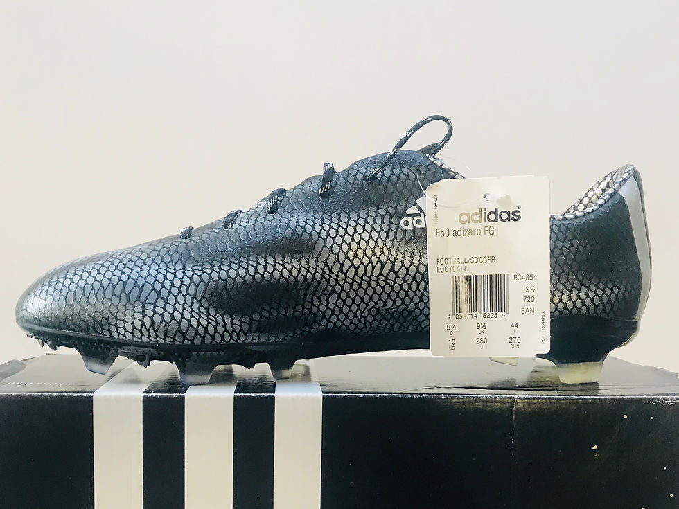 Miniatyrbild: adidas F50 Adizero Synthetic FG Core Black / Silver Metallic
