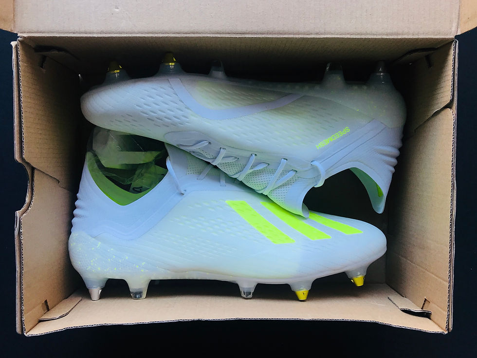 Miniatura: adidas X 18.1 'Virtuoso Pack' White / Solar Yellow SG