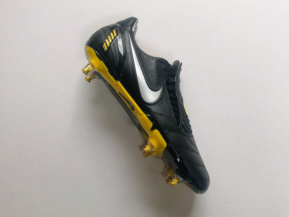 Thumbnail: Nike Total90 T90 Laser II SG Black / Silver / Yellow