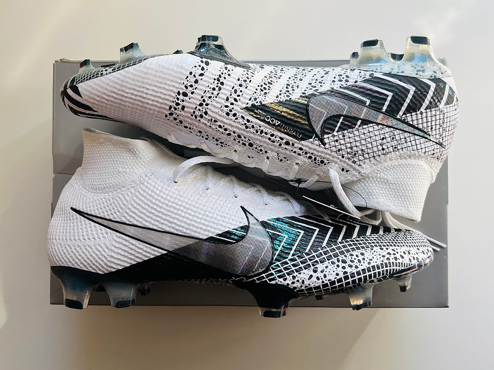 Miniaturebillede: Nike Mercurial Superfly VII MDS003 - White / White / Black FG
