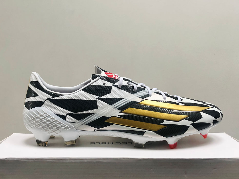 Miniatura: adidas F50 Adizero IV Battle Pack Remake - White / Black / Gold FG