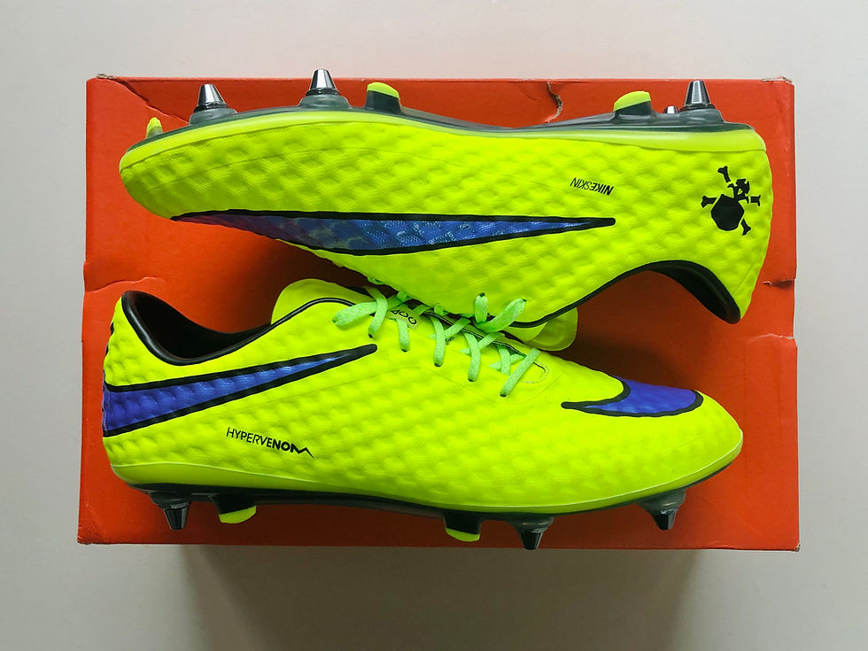 Miniature : Nike Hypervenom Phantom I Intense Heat Pack - Volt / Purple / Black SG Pro