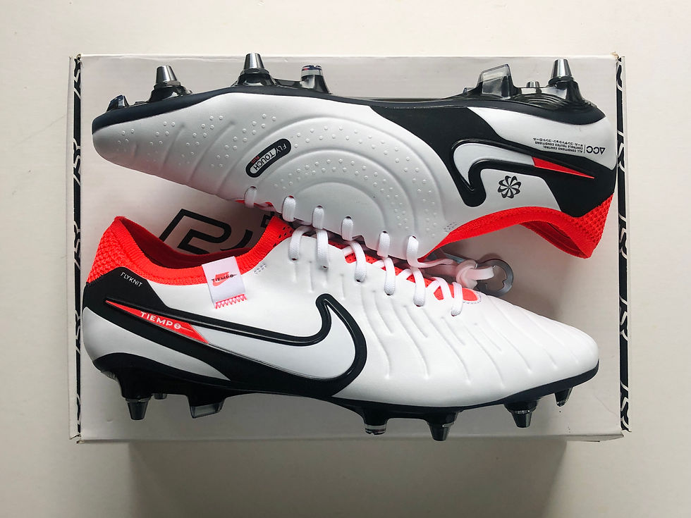 Thumbnail: NikeTiempo Legend X Ready Pack - White / Black / Bright Crimson SG Pro