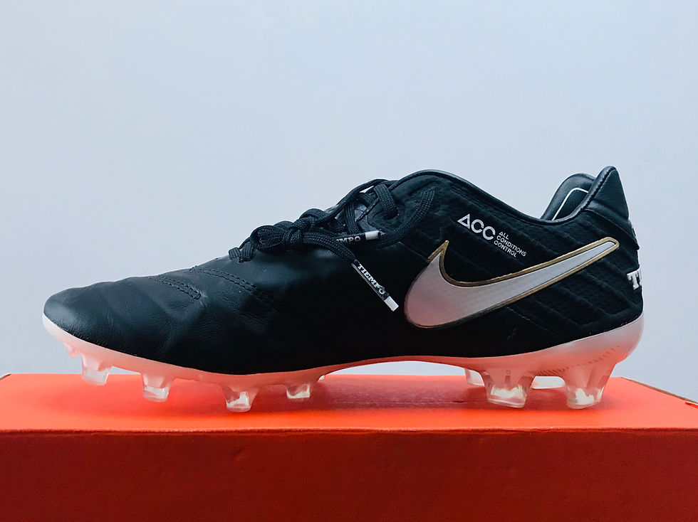 Thumbnail: Nike Tiempo Legend VI Black / White / Gold - FG - UK Size 7
