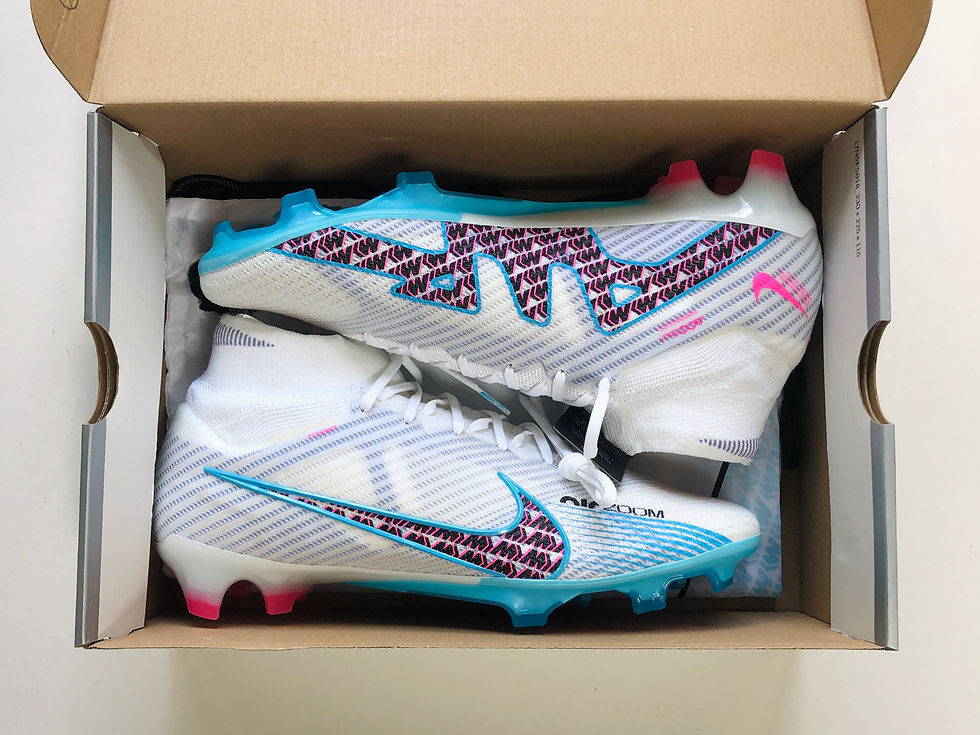 Miniatura: Nike Air Zoom Mercurial Superfly 9 Elite Blast Pack - White / Blue / Pink FG
