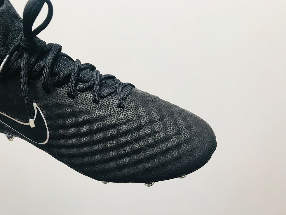 Miniaturebillede: Nike Tech Craft Magista Obra II Leather FG Black / Black / Silver UK Size 8