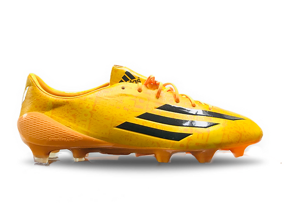 adidas F50 Adizero Messi Signature Solar Gold / Black FG | Bootsfinder