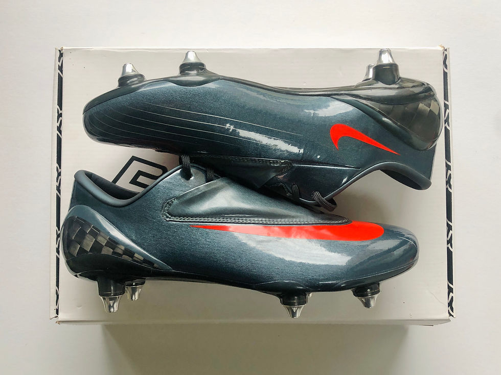 Thumbnail: Nike Mercurial Vapor IV Elite - Charcoal / Max Orange / Metallic Silver SG