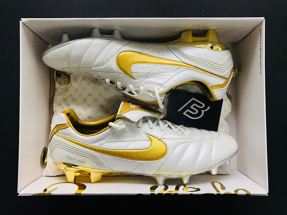 Miniatura: Nike 10R Tiempo Legend 7 Elite - White / Gold FG