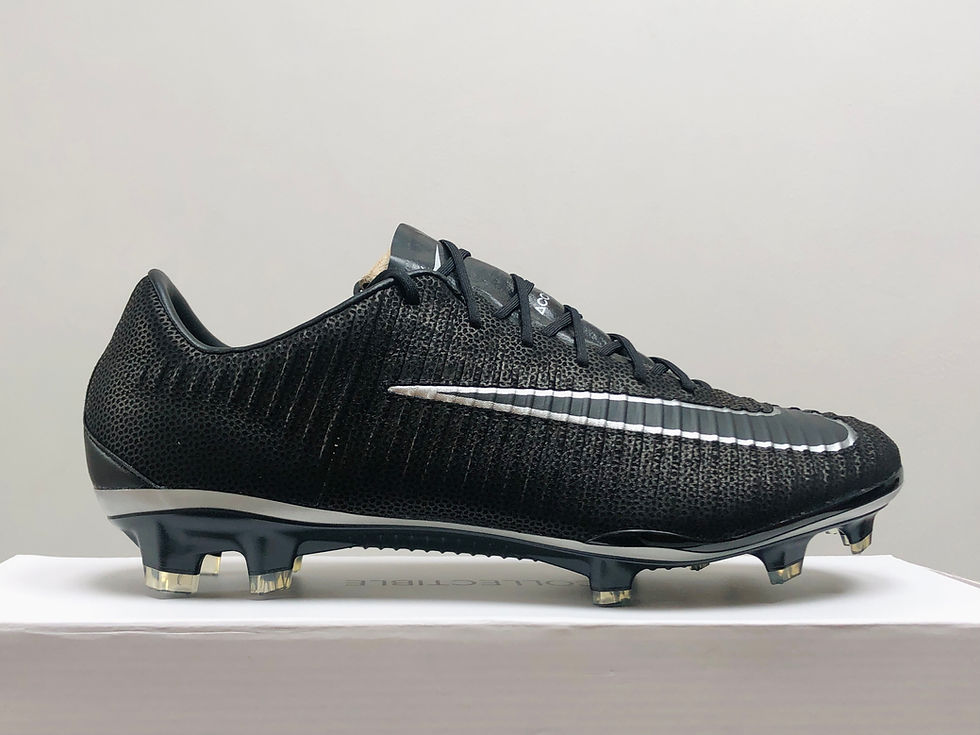 Miniaturebillede: Nike Mercurial Vapor XI Leather FG Tech Craft Pack 2.0 - Black / Metallic Silver
