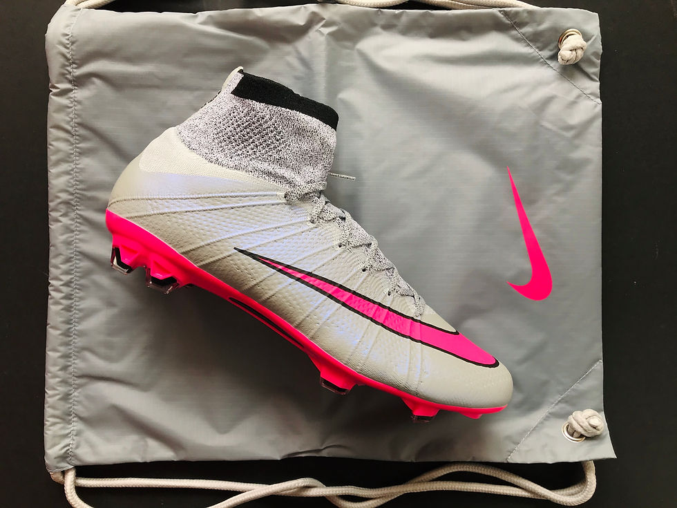 Miniatura: Nike Mercurial Superfly IV "Silver Storm" FG Wolf Grey / Hyper Pink