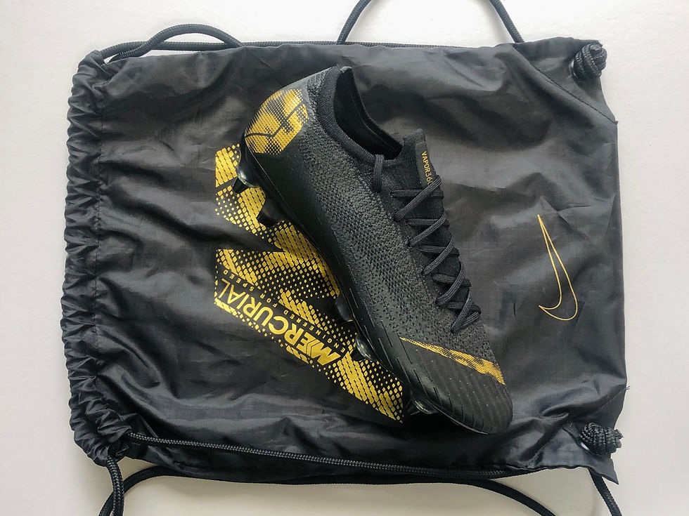 Miniatyrbilde: Nike Mercurial Vapor XII Elite Lux Pack - Black / Metallic Vivid Gold SG AC