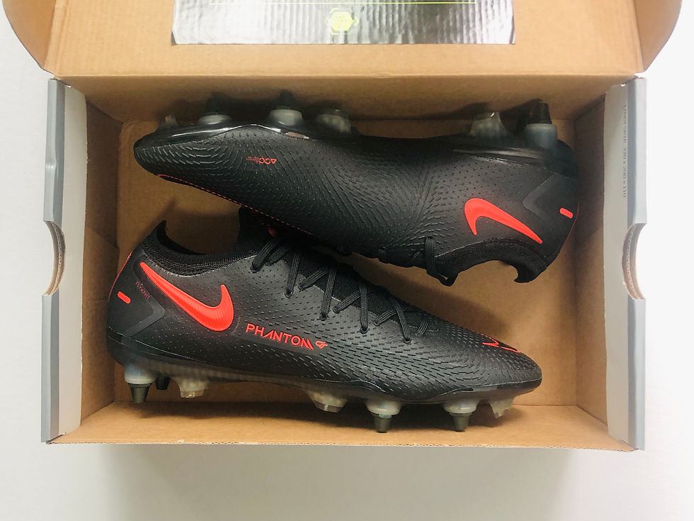 Miniatyrbild: Nike Phantom GT Elite Black X Pack - Chile Red / Dark Smoke Grey / Black SG AC