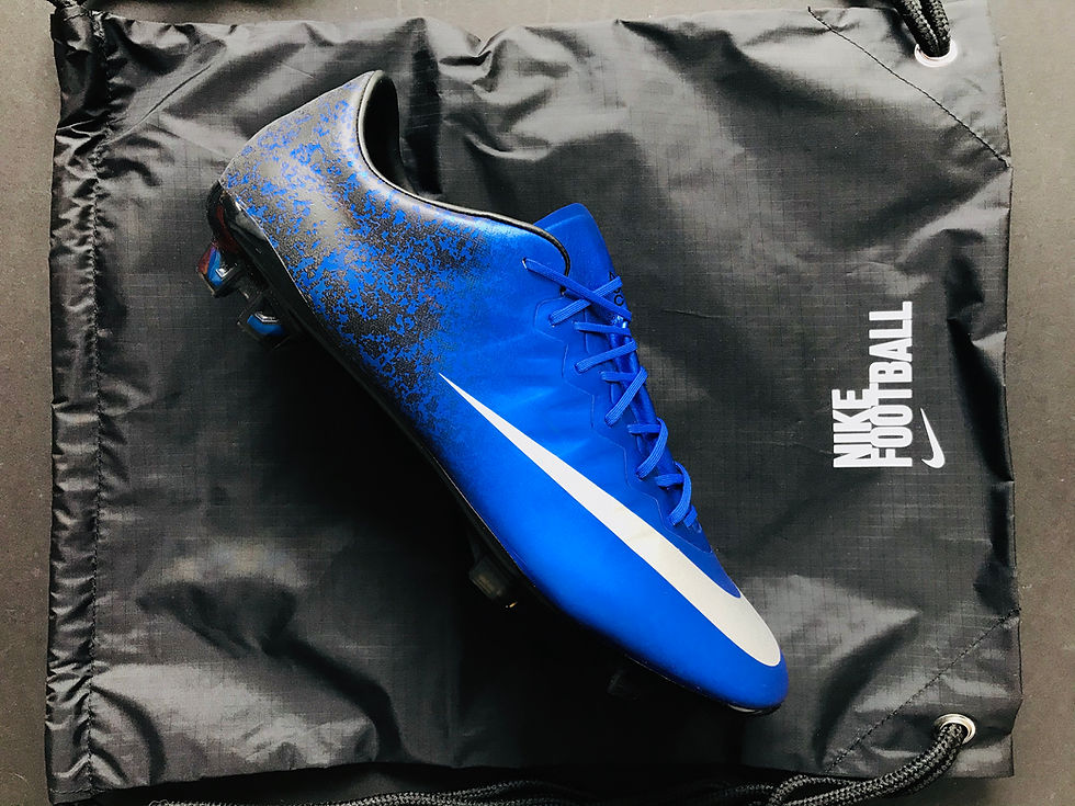 Miniatyrbilde: Nike Vapor X CR7 Natural Diamond Deep Royal Blue / Silver FG