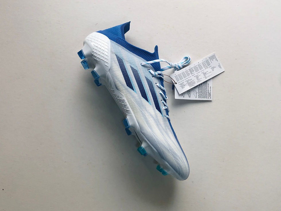 Miniaturbild: adidas X Speedflow.1 FG Diamond Edge - White / Legacy Indigo / Sky Rush