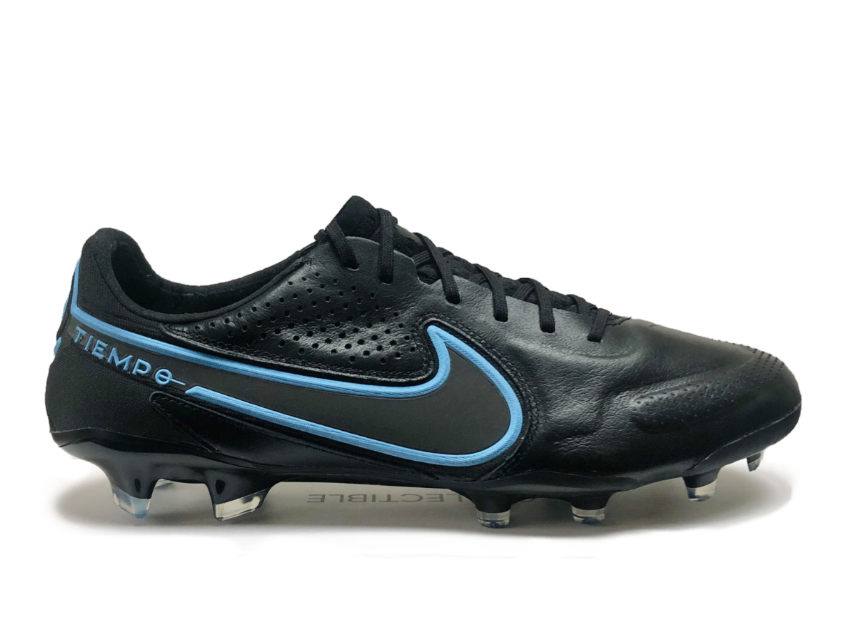 Nike Tiempo Legend IX Elite Renew Pack - Black / Blue / Iron Grey FG