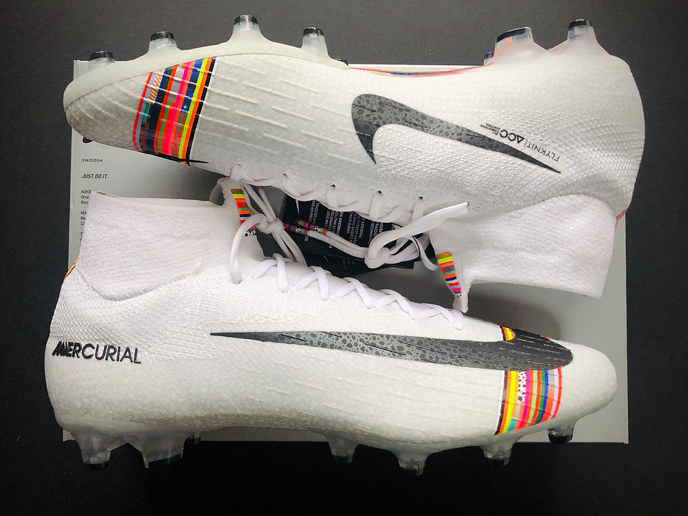 Miniaturebillede: Nike Mercurial 360 Superfly VII Elite LVL UP White / Black / Platinum AG-Pro