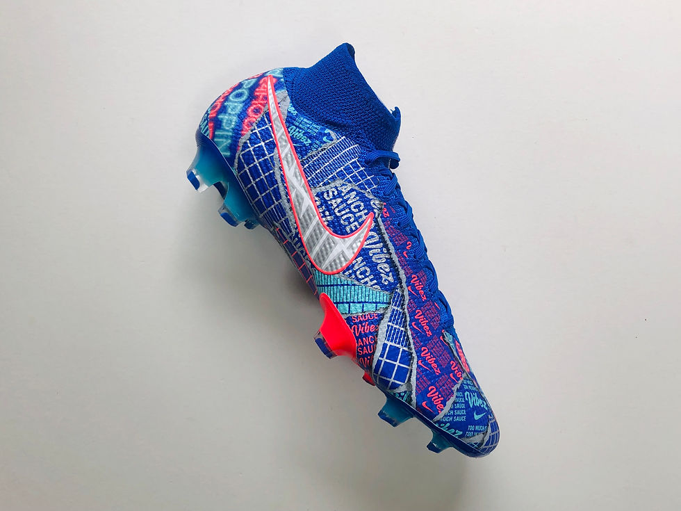 Thumbnail: Nike Mercurial Superfly 7 Elite Sancho SE11  Blue / White / Aurora / Black FG