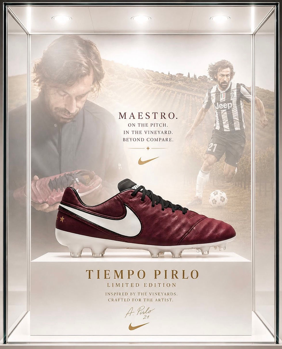 Tiempo Pirlo Limited Edition Nike Advert