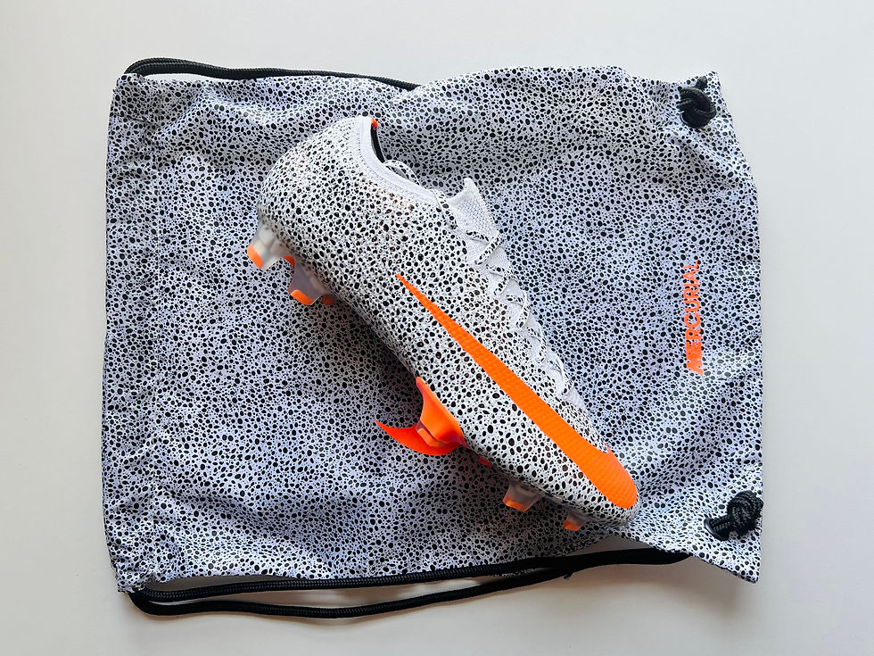 Thumbnail: Nike Mercurial Vapor 13 Elite CR7 FG Safari -White / Total Orange / Black