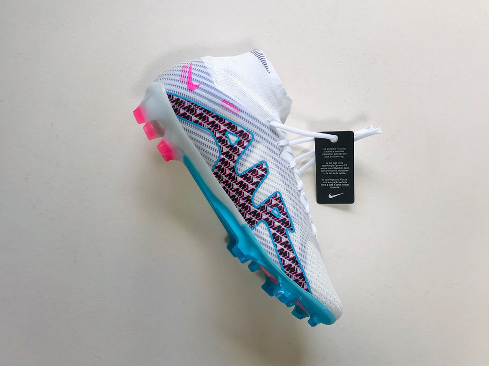 Miniaturebillede: Nike Air Zoom Mercurial Superfly 9 Elite Blast Pack - White / Blue / Pink FG