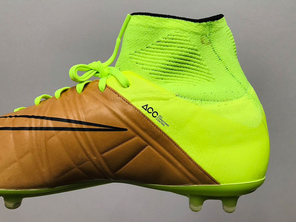 Miniaturebillede: Nike Hypervenom Phantom II Leather Tech Craft FG Canvas / Black / Volt