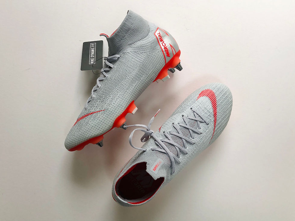 Nike Mercurial Superfly 6 Elite SG Pro Raised On Concrete Wolf Grey / Crimson