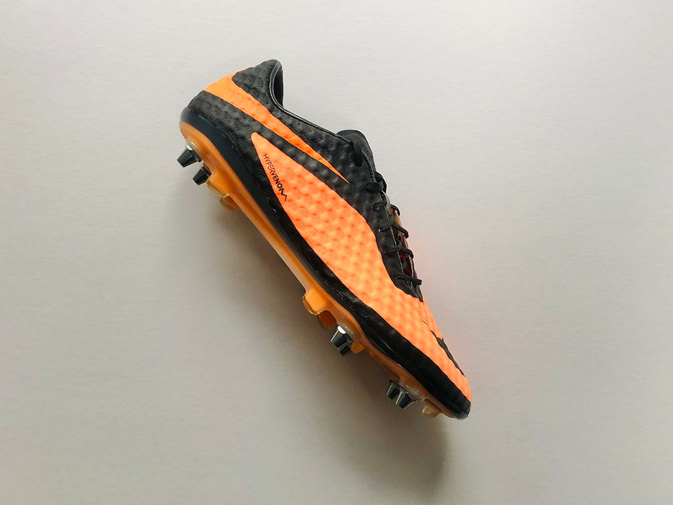 Miniatyrbild: Nike Hypervenom Phantom Black / Bright Citrus SG Pro