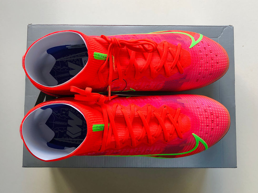 Miniatura: Nike Mercurial Superfly VIII Spectrum Bright Crimson / Metallic Silver FG