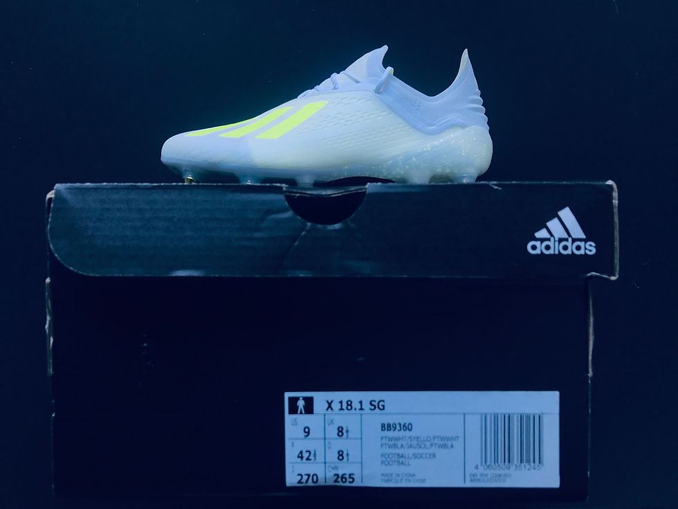 Miniatura: adidas X 18.1 'Virtuoso Pack' White / Solar Yellow SG