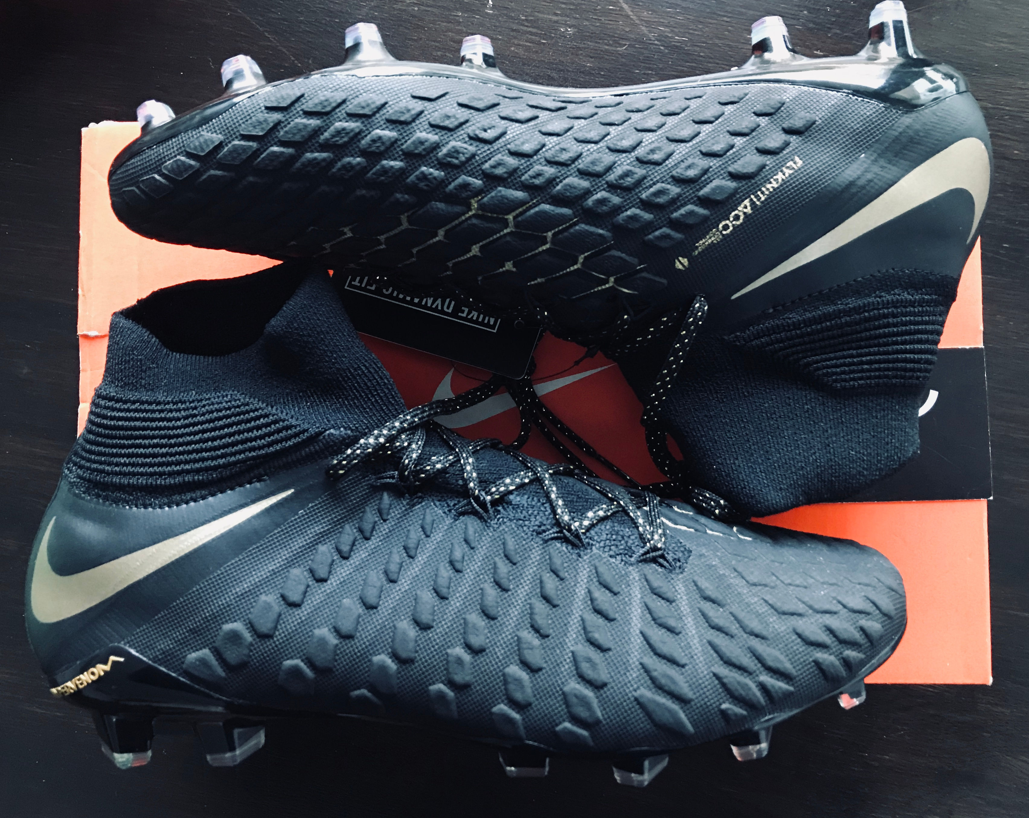 Nike Hypervenom Phantom 3 Elite DF FG Game of Gold - Black/Gold - Various Sizes