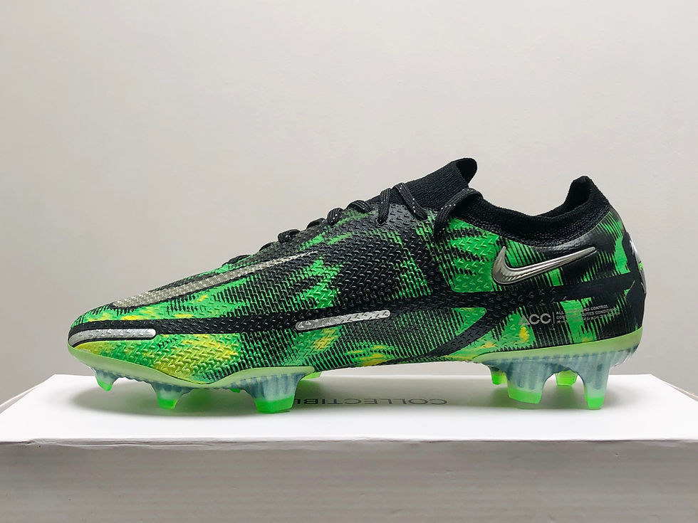 Miniatyrbild: Nike Phantom GT 2 Shockwave Pack Black / Metallic Platinum / Green Strike FG