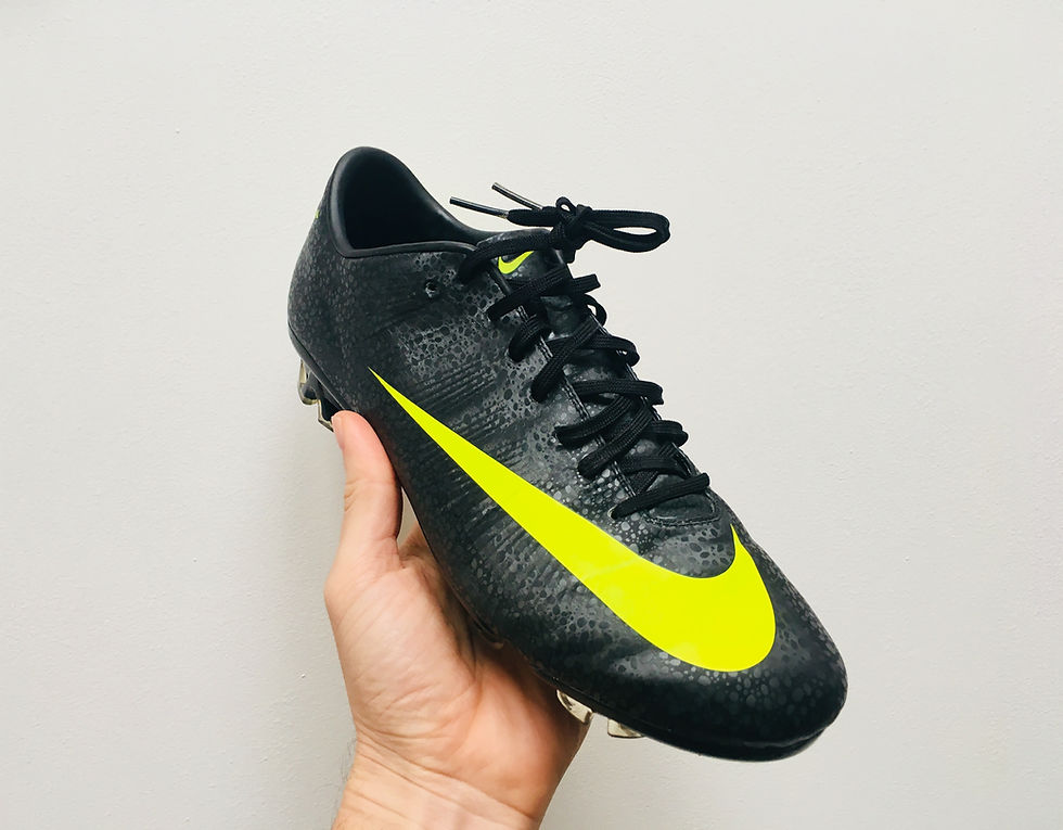 Miniaturebillede: Nike Mercurial Superfly III FG Safari Black Shadow / Volt- Size UK 9