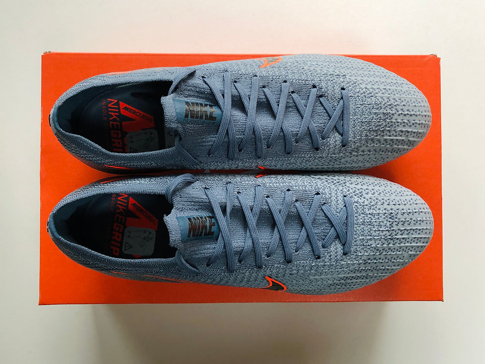 Miniatyrbilde: Nike Mercurial Vapor 12 Elite Victory Wolf Grey / Black / Armory Blue SG AC