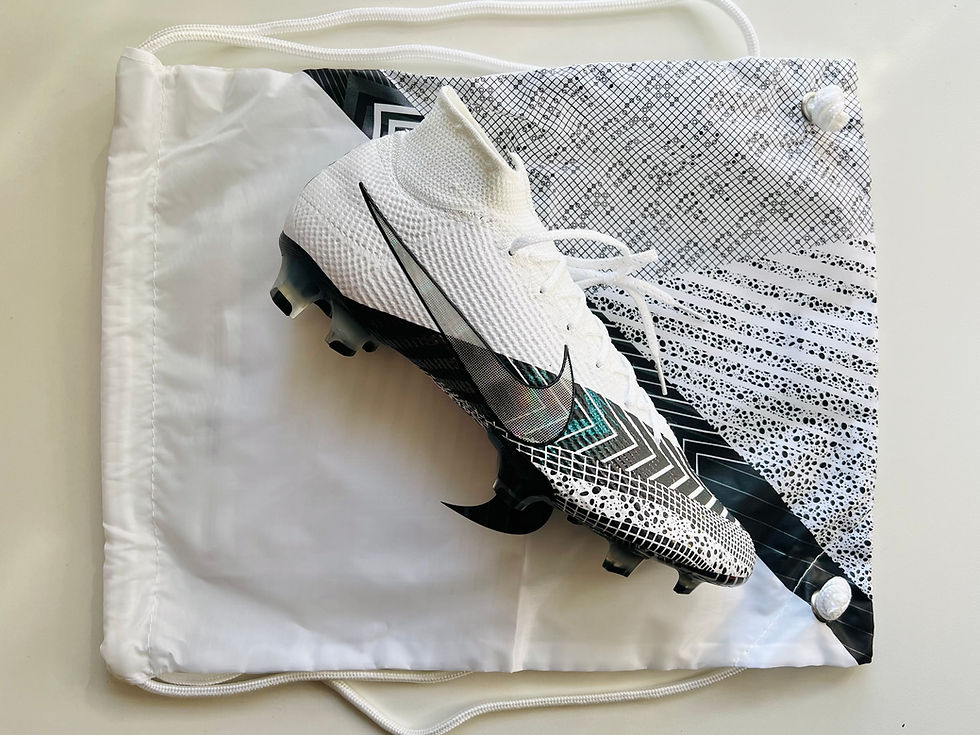 Miniatyrbilde: Nike Mercurial Superfly VII MDS003 - White / White / Black FG