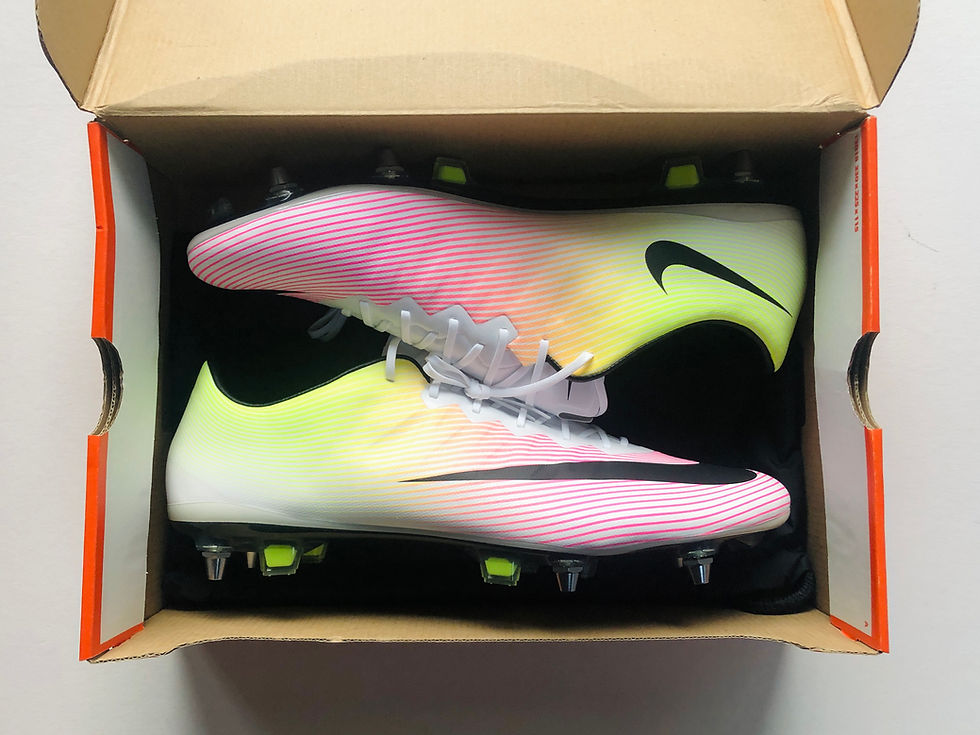 Miniatyrbild: Nike Mercurial Vapor X Radiant Reveal Pack - White / Volt / Pink SG Pro