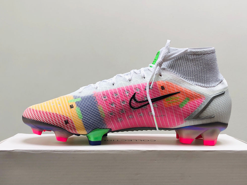 Thumbnail: Nike Mercurial Superfly VIII 'Dragonfly' - White / Black / Multicolour FG