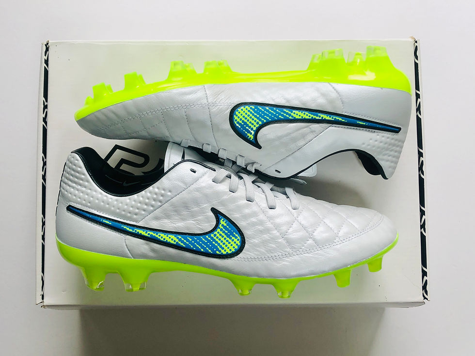 Miniaturebillede: Nike Tiempo Legend V FG Shine Through Pack - White / Volt / Soar / Black